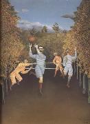 Henri Rousseau Soccer Players oil painting